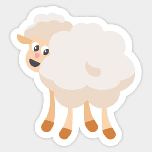 Cute sheep lamb Sticker